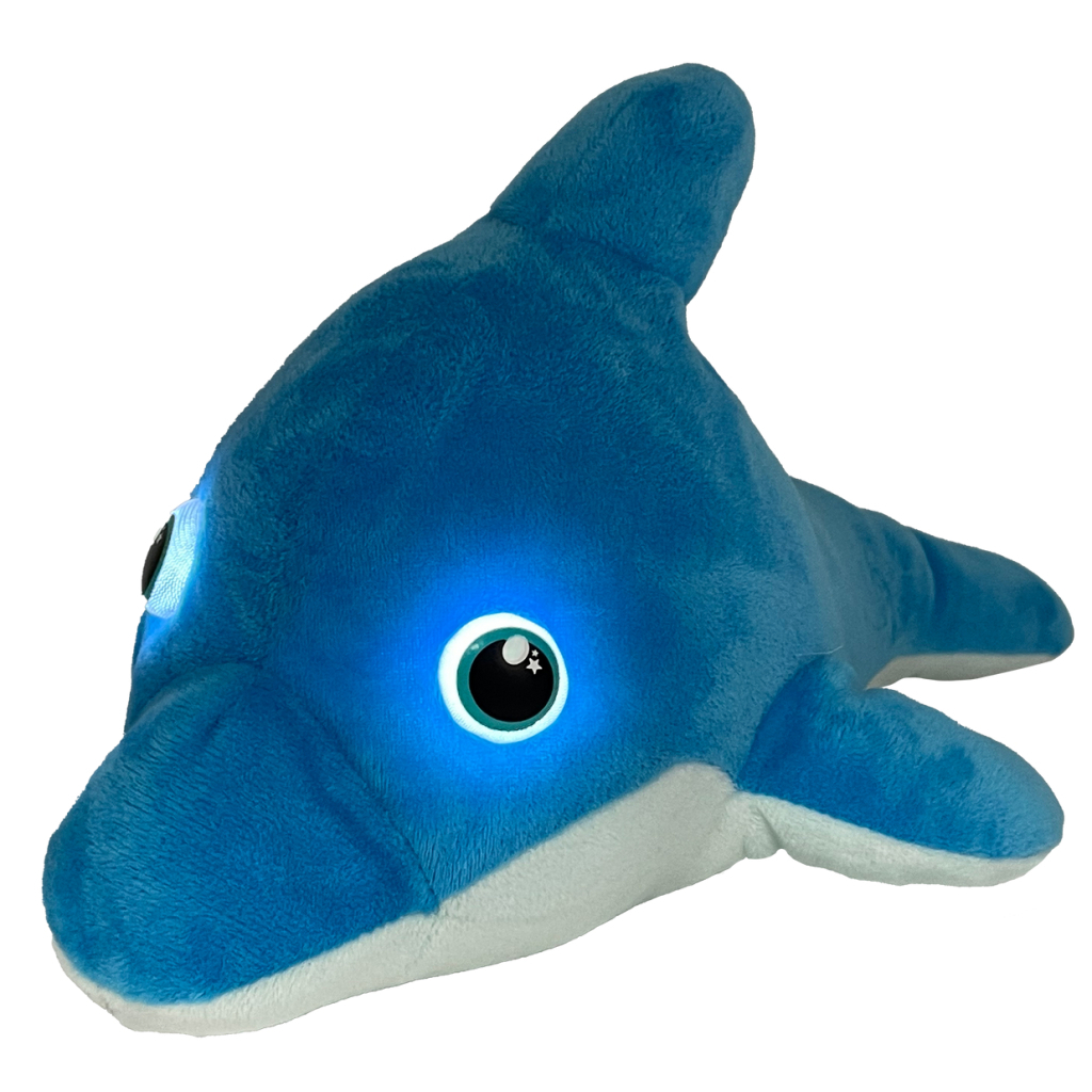 М'яка іграшка Beverly Hills Teddy Bear Night Buddies Дельфін 38 см (1003-5024) - зображення 2