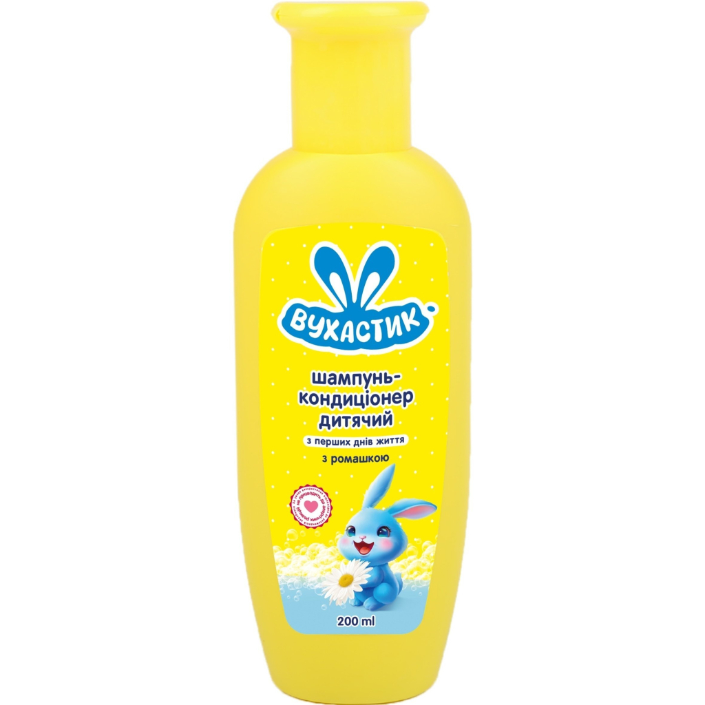 Дитячий шампунь Вухастик З ромашкою 200 мл (4820268100818) - изображение 1