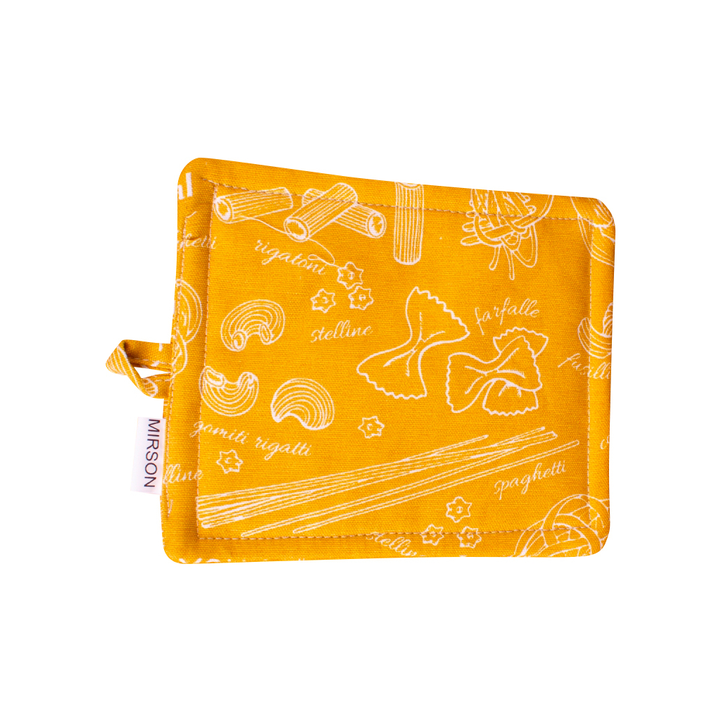 Кухонна прихватка MirSon рогожа/напівпанама №201 - Yellow paste (2200006753810) - изображение 1