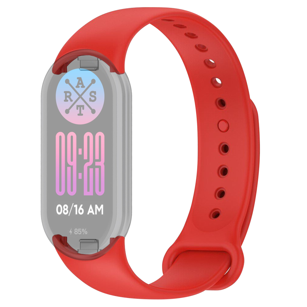 Ремінець до фітнес браслета Armorstandart для Xiaomi Smart Band 10/9/8 Red (ARM86914) - зображення 1