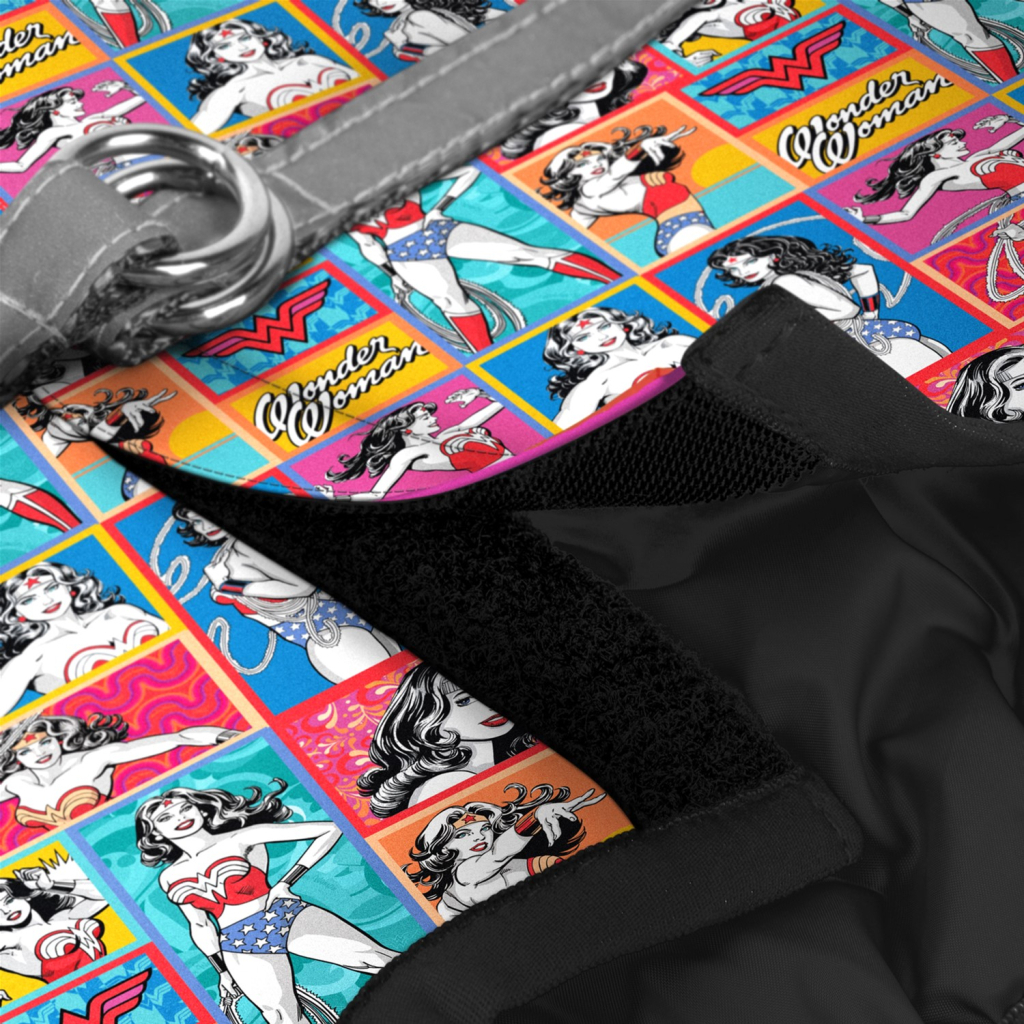 Шлея для собак WAUDOG Clothes з QR паспортом "Диво-жінка комікс" XS2 (1002-4009) - зображення 3