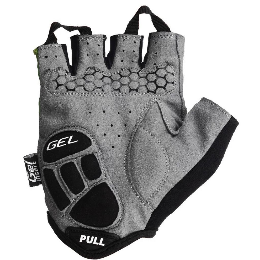 Велорукавиці PowerPlay 5010 White/Green L (5010C_L_Green) - зображення 3