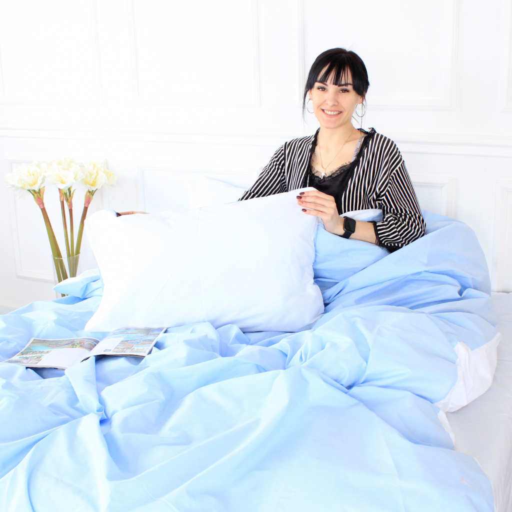 Постільна білизна MirSon Ranforce Elite Rebeca (11-2101 + 14-4121) 160х220 (2200004697161) - зображення 2