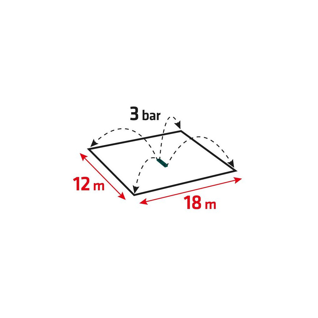 Зрошувач Verto регульований, площа до 336 м2 (15G770) - изображение 7