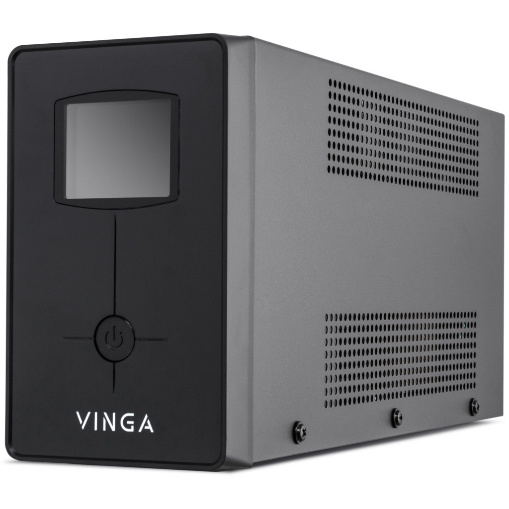 Пристрій безперебійного живлення Vinga LCD 1500VA metal case (VPC-1500M) - зображення 6