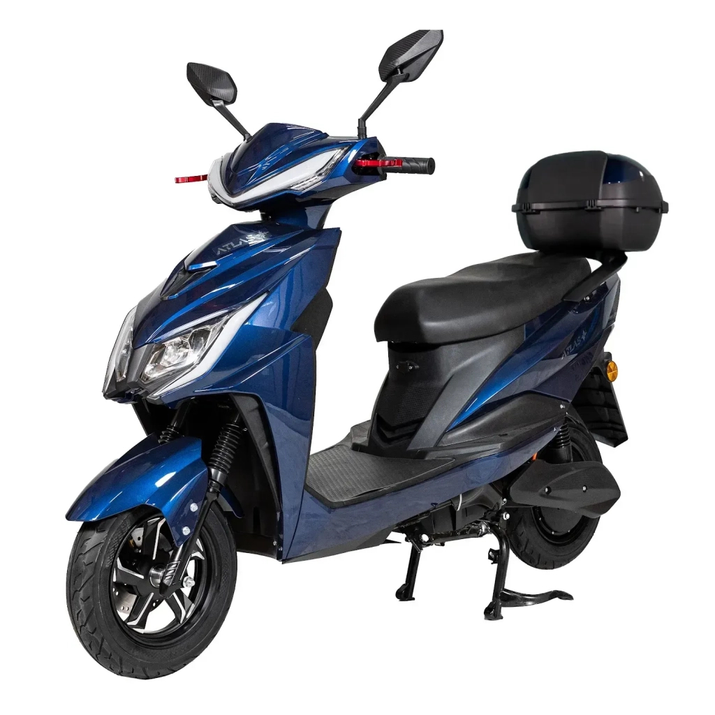 Електроскутер Atlas Spider Box 1500W Cyan Blue (4001) - зображення 1