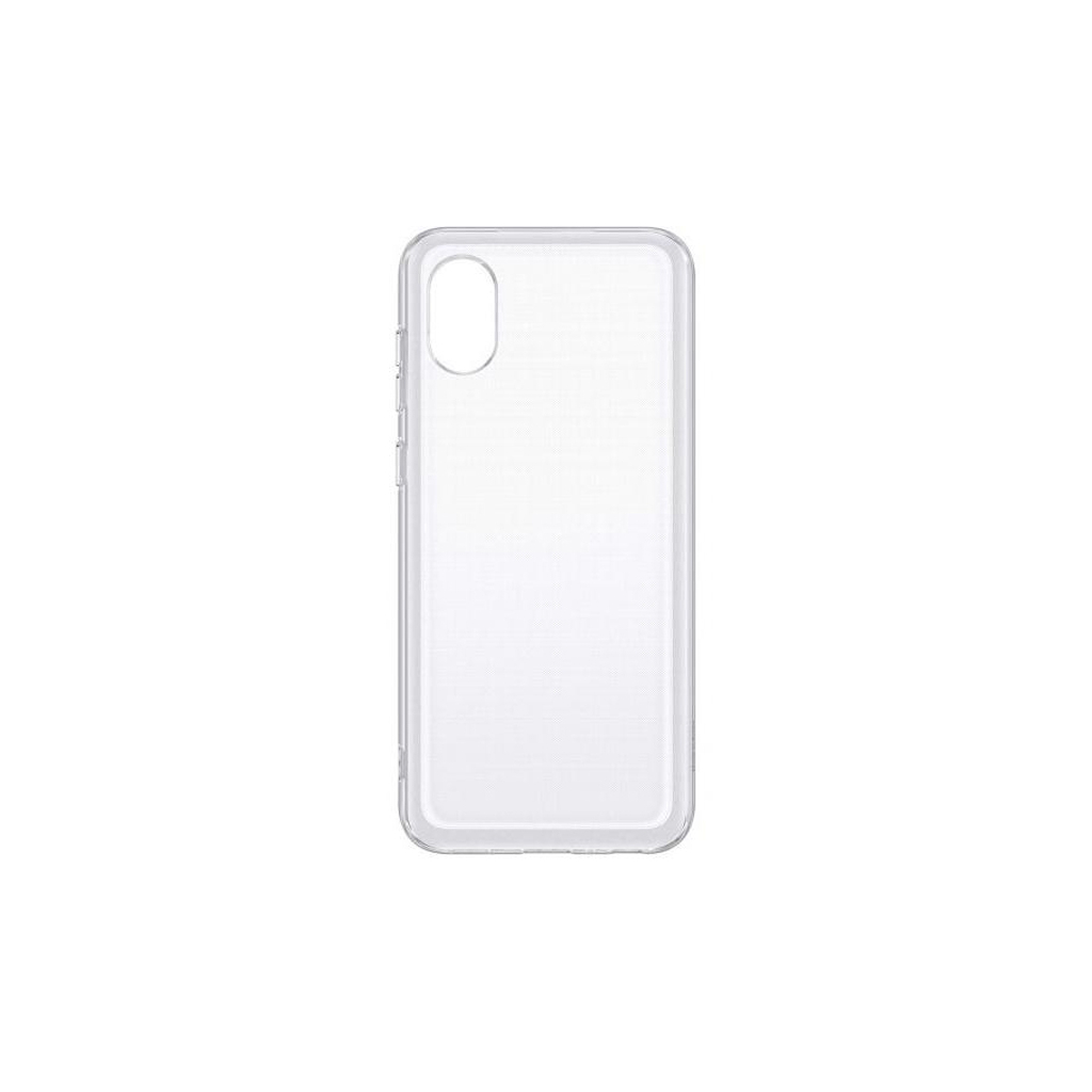 Чохол до мобільного телефона Samsung A03 Soft Clear Cover Transparent (EF-QA032TTEGRU) - зображення 1