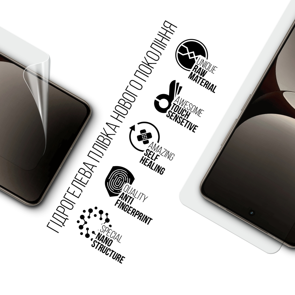 Плівка захисна Armorstandart Hydrogel Realme GT 7 5G (ARM83936) - зображення 2