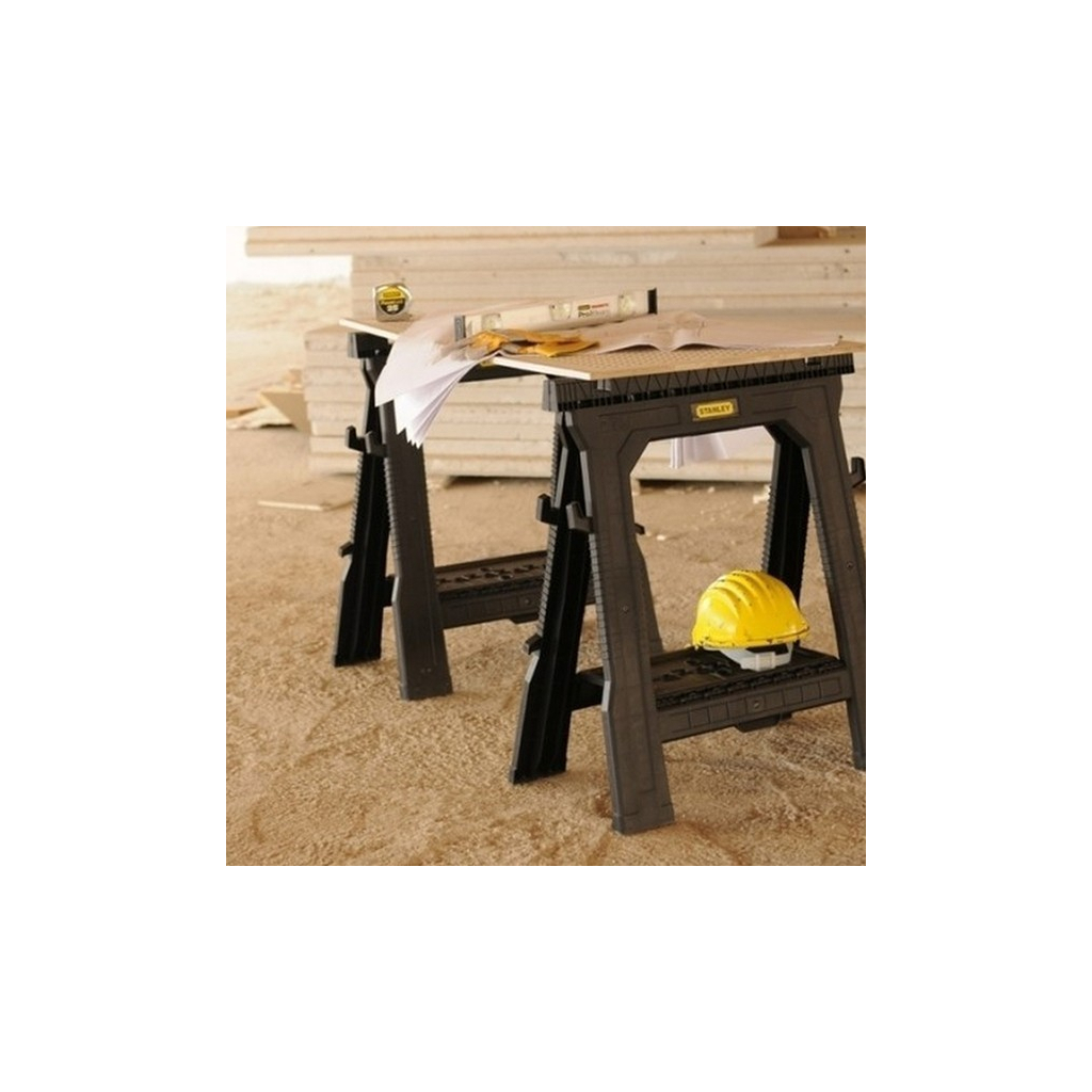 Верстак Stanley козли складані 2 шт., 693x105x815 мм, мак 454 кг (STST1-70713) - зображення 3