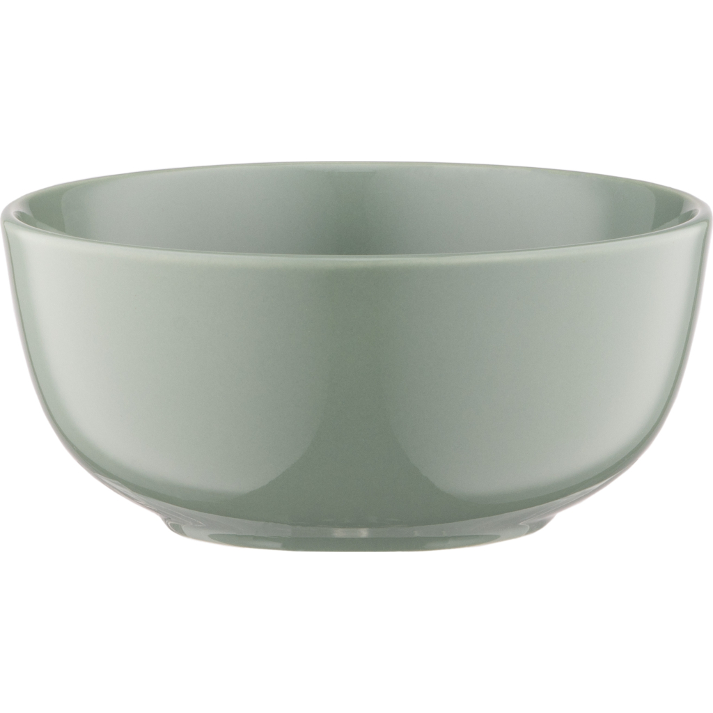 Салатник Ardesto Capri 510мл, 13.8см, порцеляна, зелений (AR0514CG) - зображення 1