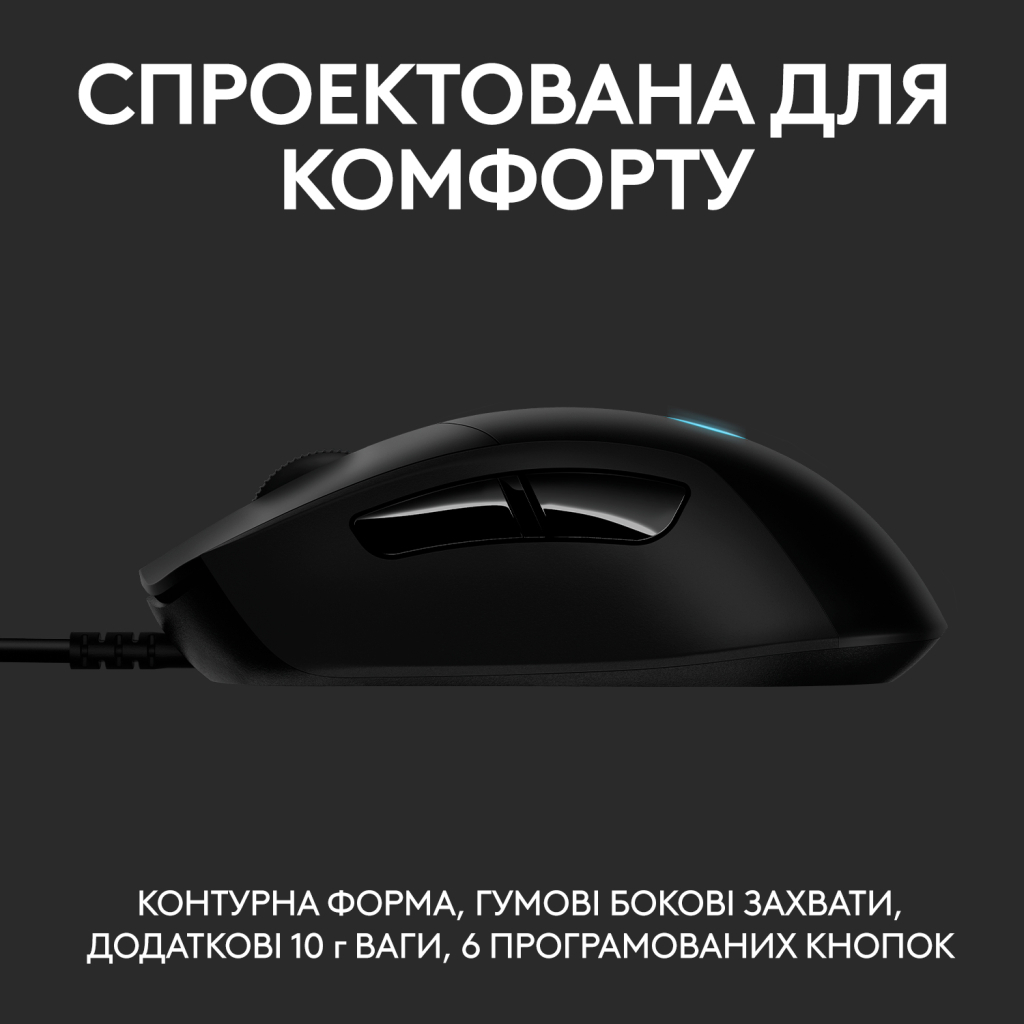 Мишка Logitech G403 Hero Black (910-005632) - изображение 3