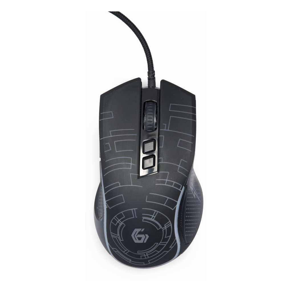 Мишка Gembird MUSG-RGB-01 USB Black (MUSG-RGB-01) - зображення 4