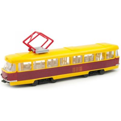 Спецтехніка Технопарк ТРАМВАЙ BIG свет, озвуч. укр. яз. (SB-17-18WB) - зображення 1