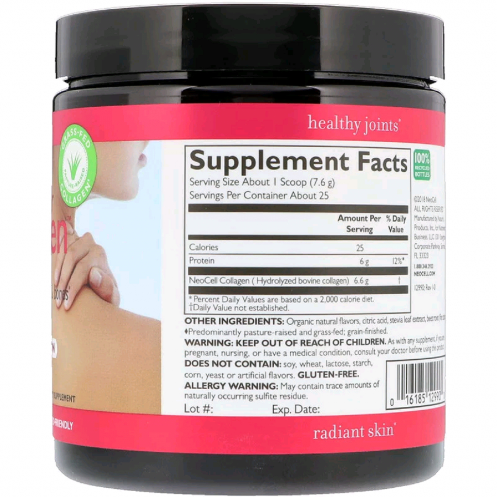 Вітамінно-мінеральний комплекс Neocell Супер Колаген, Тип 1 & 3, Ягода Лимон, Berry Lemon, NeoCell, (M12990) - зображення 2