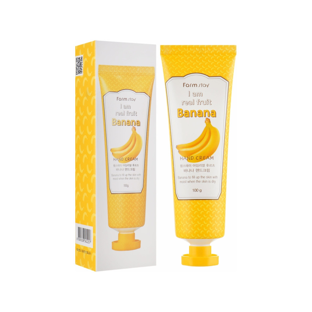 Крем для рук FarmStay I Am Real Fruit Banana Hand Cream З екстрактом банана 100 г (8809338562257) - зображення 2