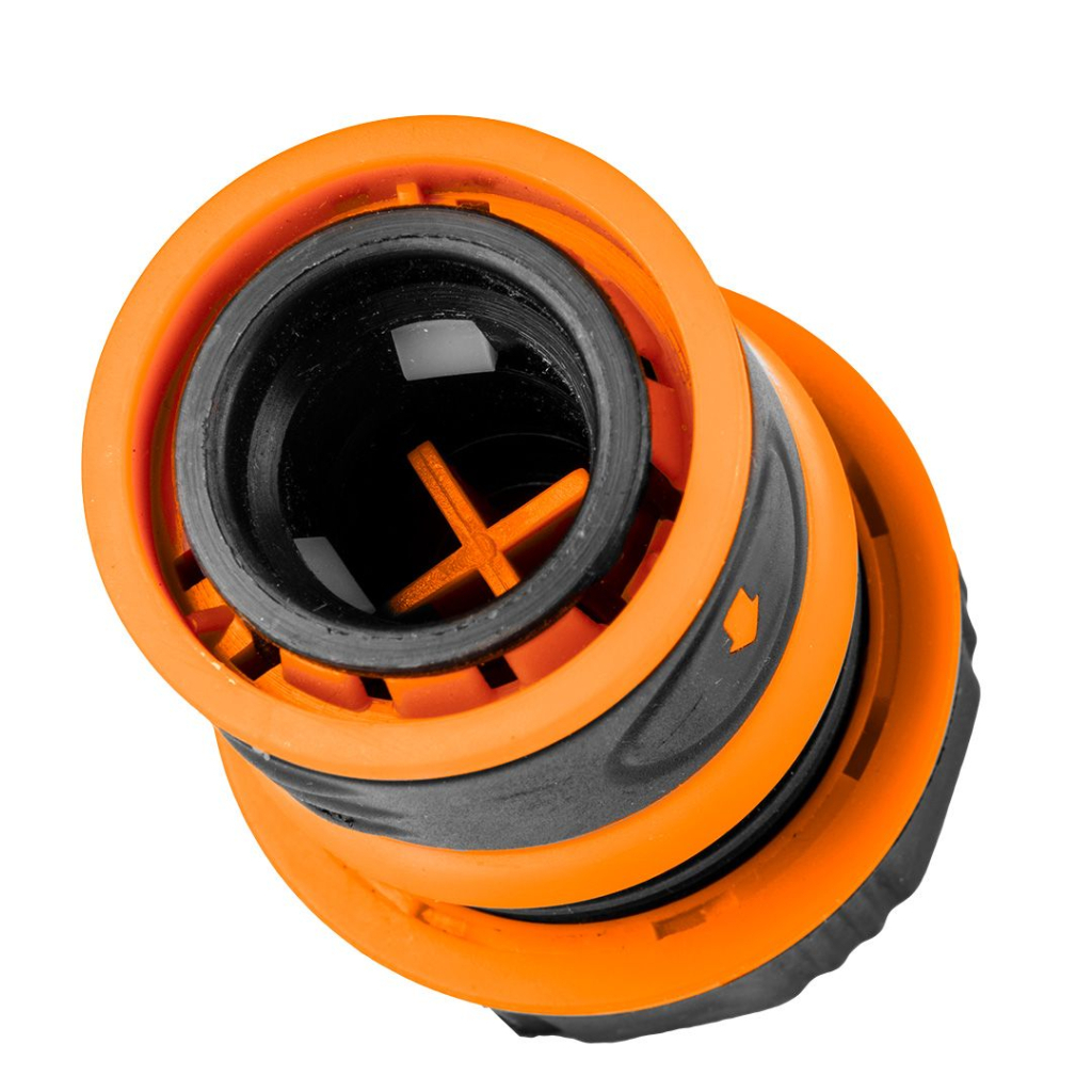 Конектор для шланга Neo Tools для шланга 3/4", з аквастопом, двокомпонентний (15-723) - изображение 4