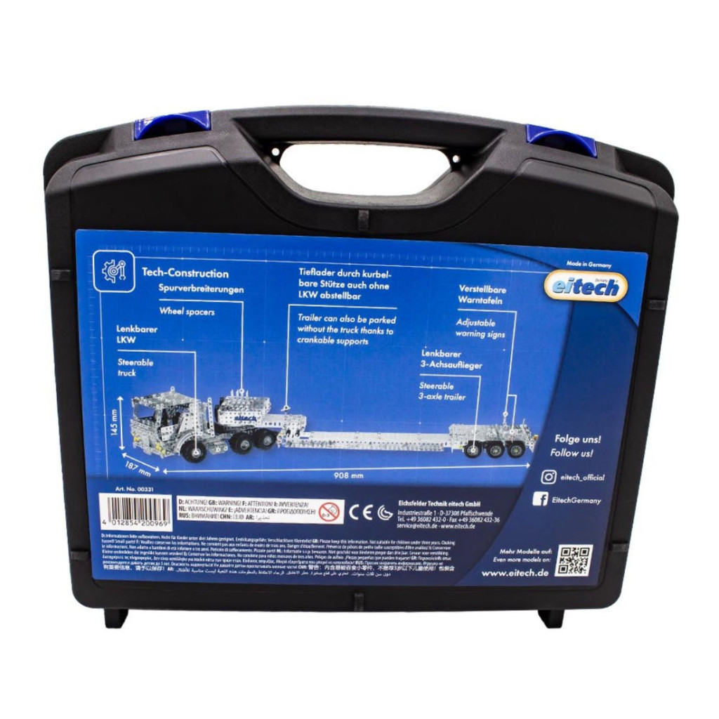 Конструктор Eitech Вантажівка з низькорамною платформою (С331) - зображення 6