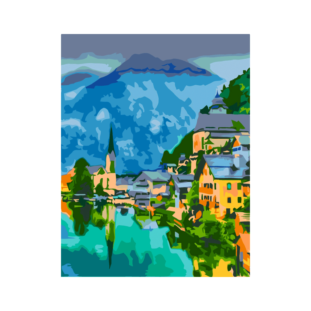 Картина по номерам Rosa Start Чарівний Бад Гойзерн. Австрія 35х45 см (4823098518594) - зображення 1