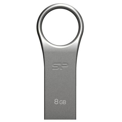 USB флеш накопичувач Silicon Power 8GB Jewel J80 USB 3.0 Titanium (SP008GBUF3J80V1T) - зображення 1