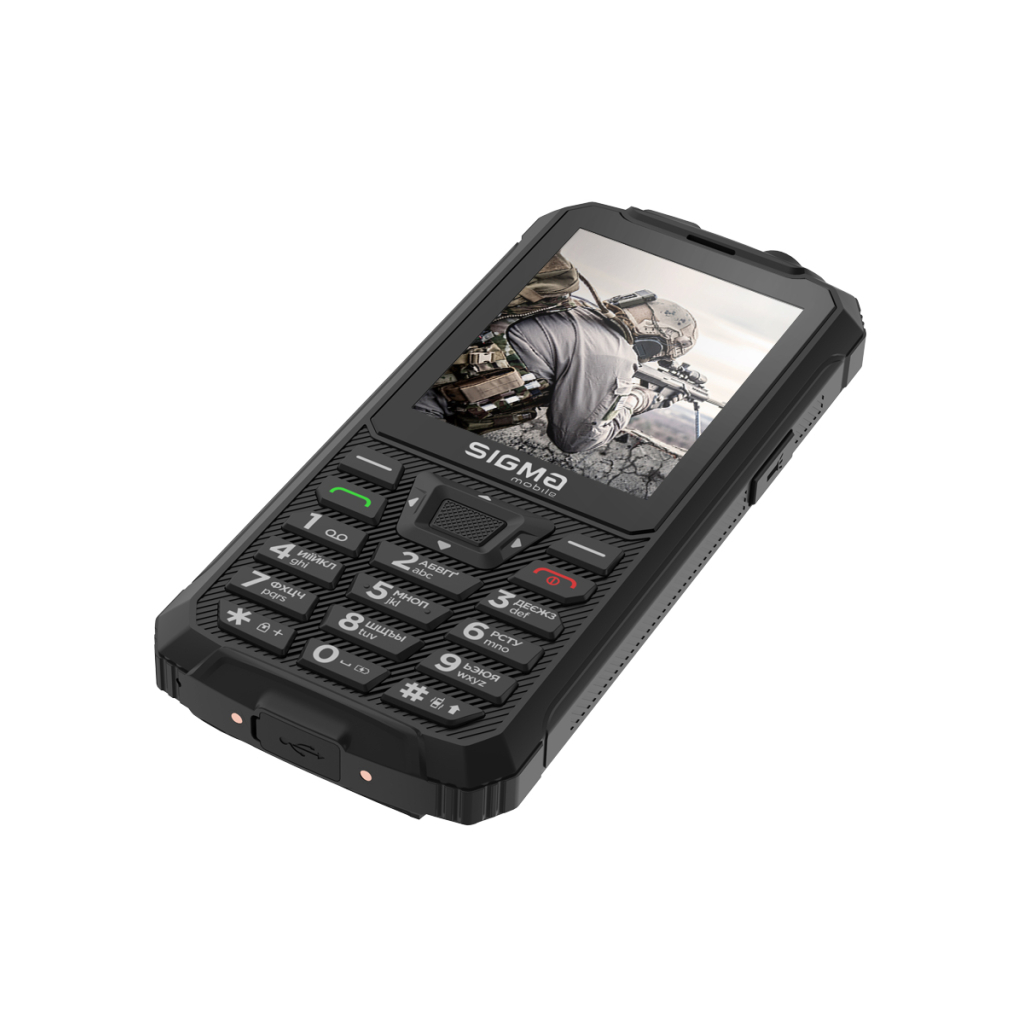 Мобільний телефон Sigma X-treme PR68 Type-C Black (4827798122419) - зображення 6