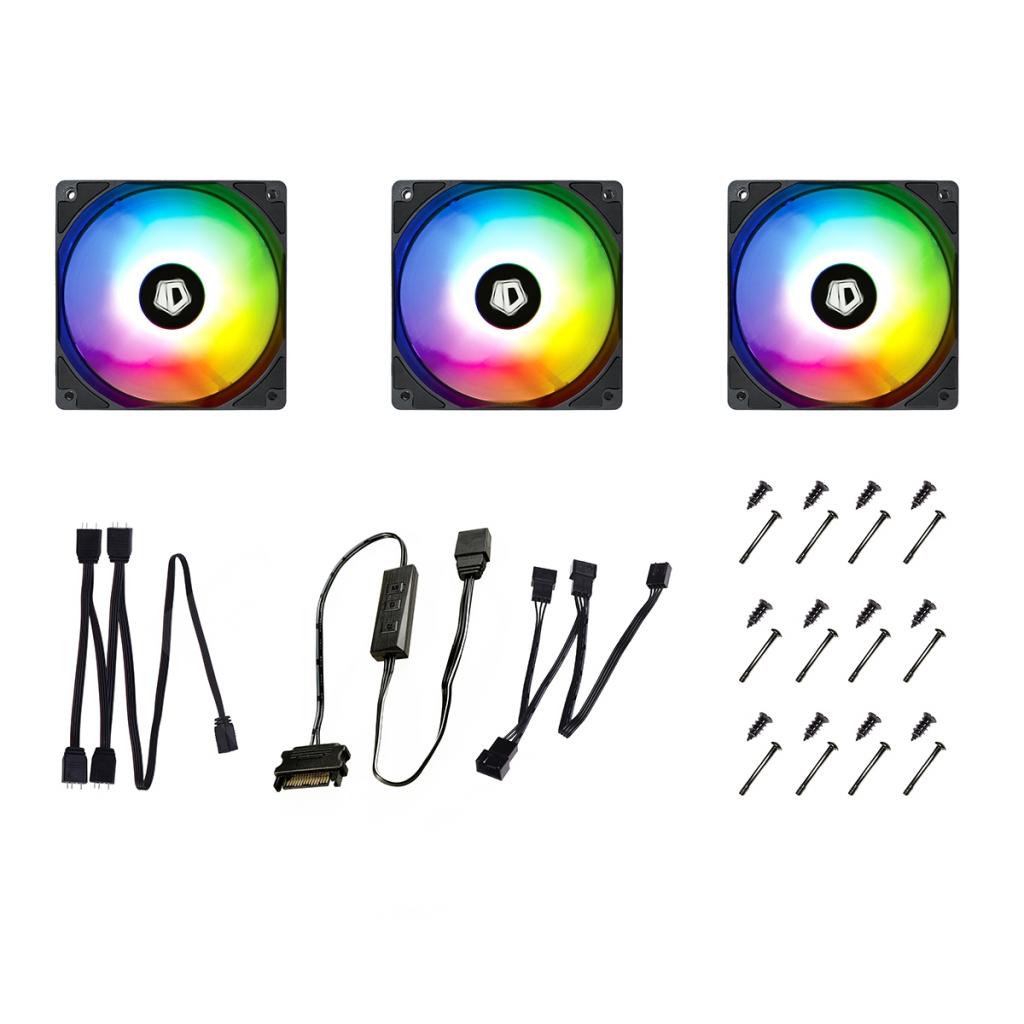 Кулер до корпусу ID-Cooling XF-12025-ARGB-TRIO (3pcs Pack) (XF-12025-ARGB-TRIO) - зображення 3