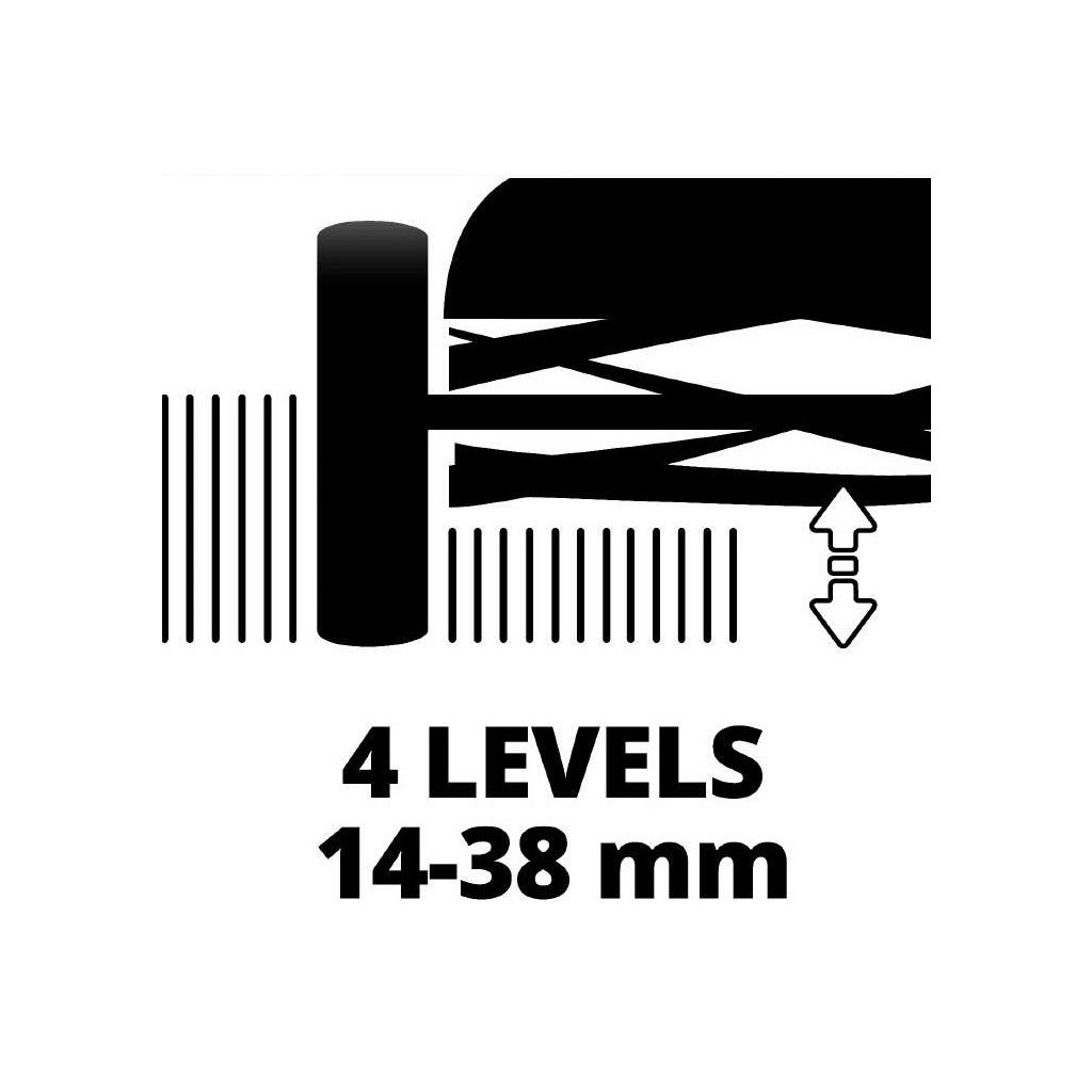 Газонокосарка Einhell GE-HM 18/38 Li - Solo, 18В, PXC, 38 см, 45 л, 14-38 мм, 10.5 кг (без АКБ і ЗП) (3414200) - изображение 12