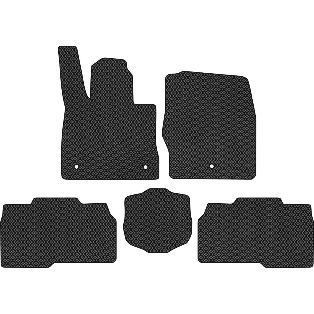 Килимок в салон EVAtech Ford Explorer 2020+ 6 покоління SUV USA (FD1449C5AV3RBB) - зображення 1