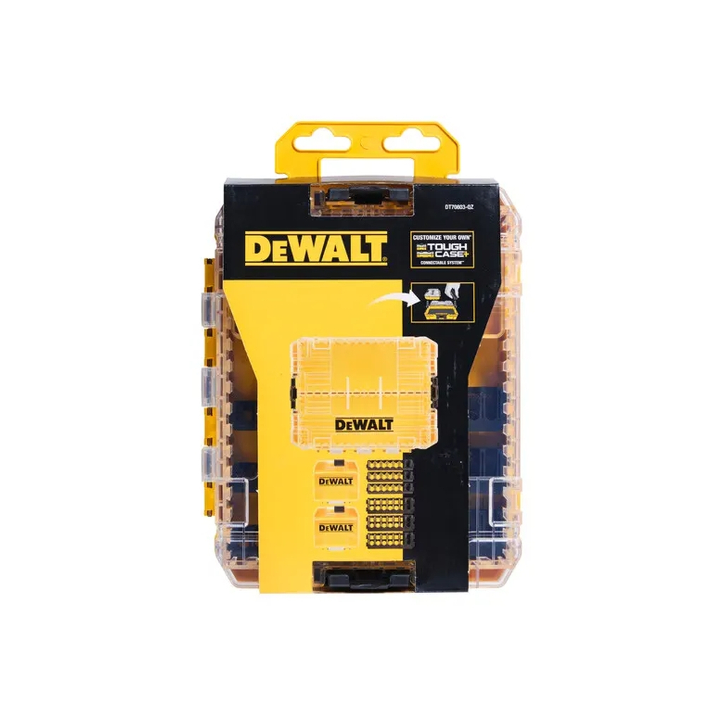 Ящик для інструментів DeWALT для біт системи TSTAK Tough Case М із футляром-2 шт, касетами для біт 6 шт. (DT70803) - зображення 4