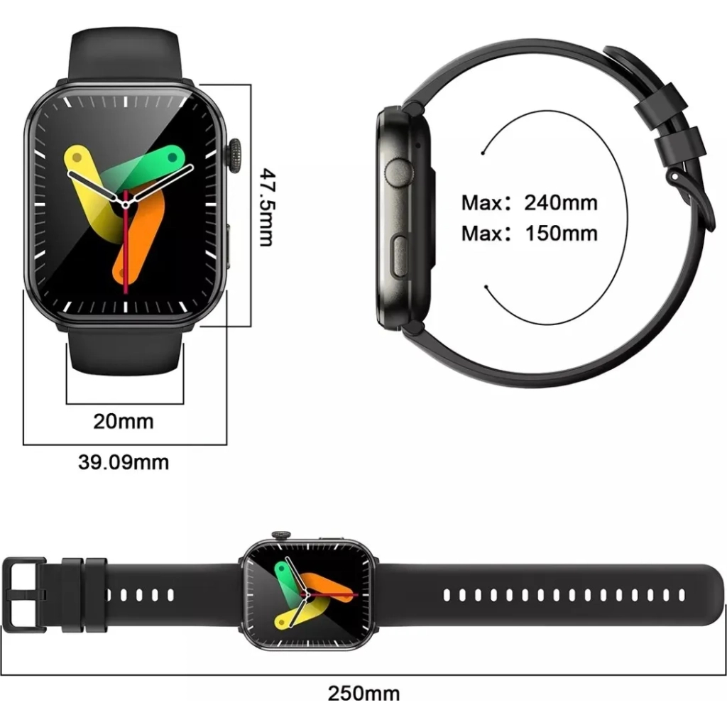 Смарт-годинник Blackview R60 Black (6931548318699) - зображення 7