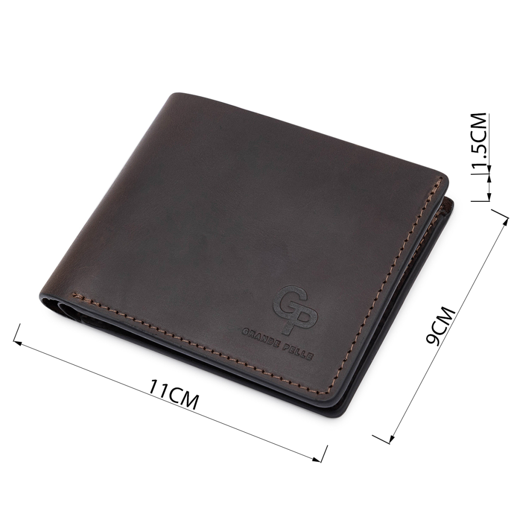 Портмоне Grande Pelle Шкіряне Коричневе (11553) - зображення 3