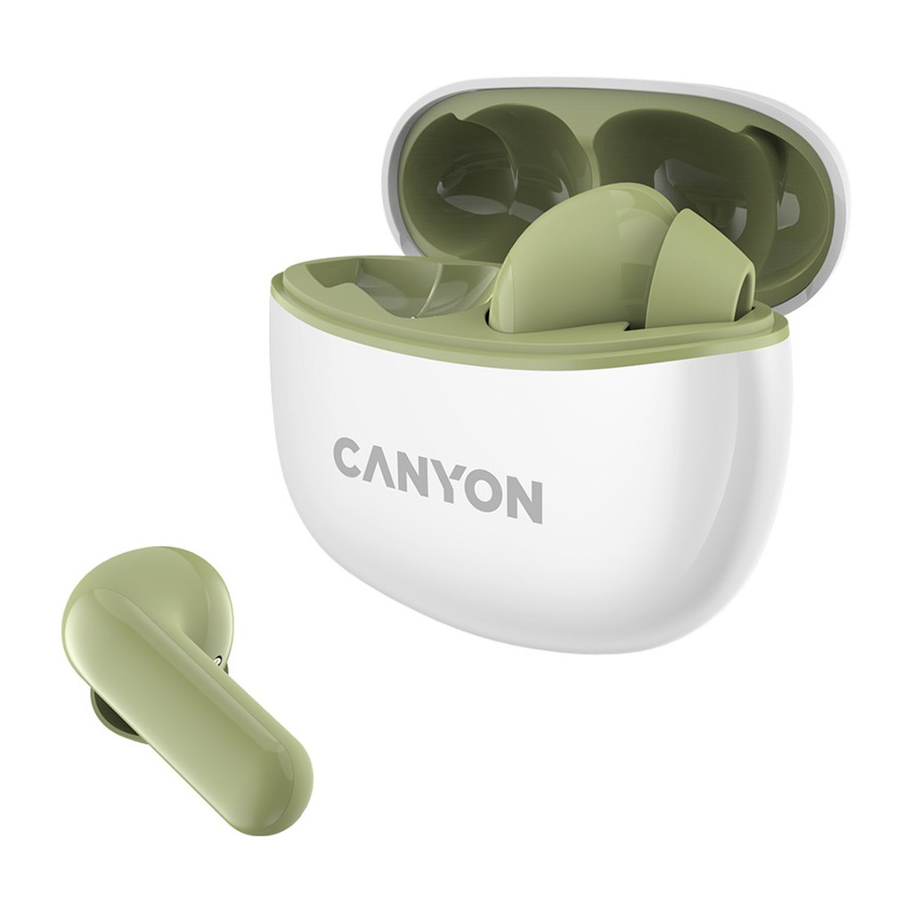 Навушники Canyon TWS-5 Green (CNS-TWS5GR) - зображення 3