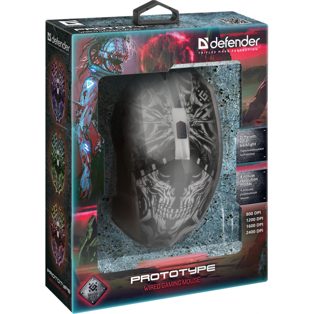 Мишка Defender Prototype GM-670L Black (52670) - зображення 5