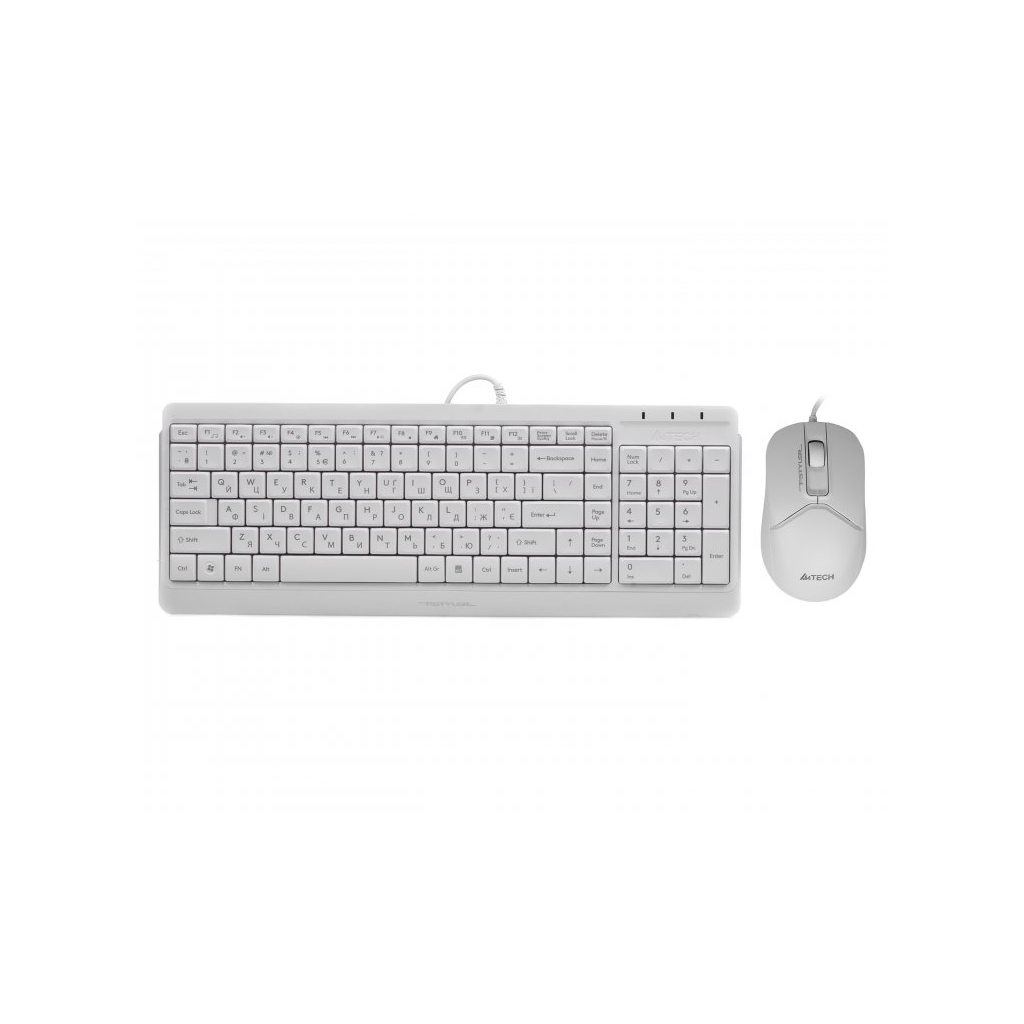 Комплект A4Tech F1512 White (4711421958004) - зображення 1