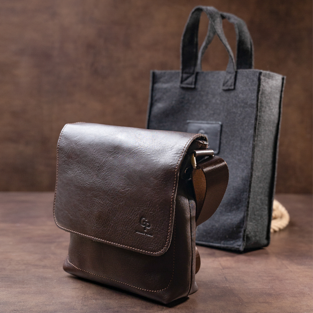 Сумка Grande Pelle У гладкій шкірі Шоколадна (11334) - зображення 12