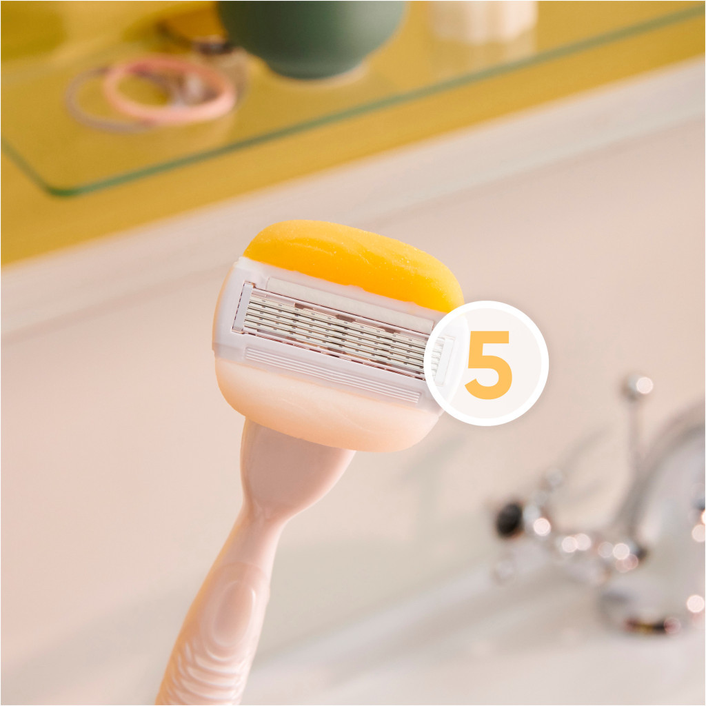 Змінні касети Gillette Venus ComfortGlide Olay З ароматом кокосу 4 шт. (7702018267651) - изображение 4