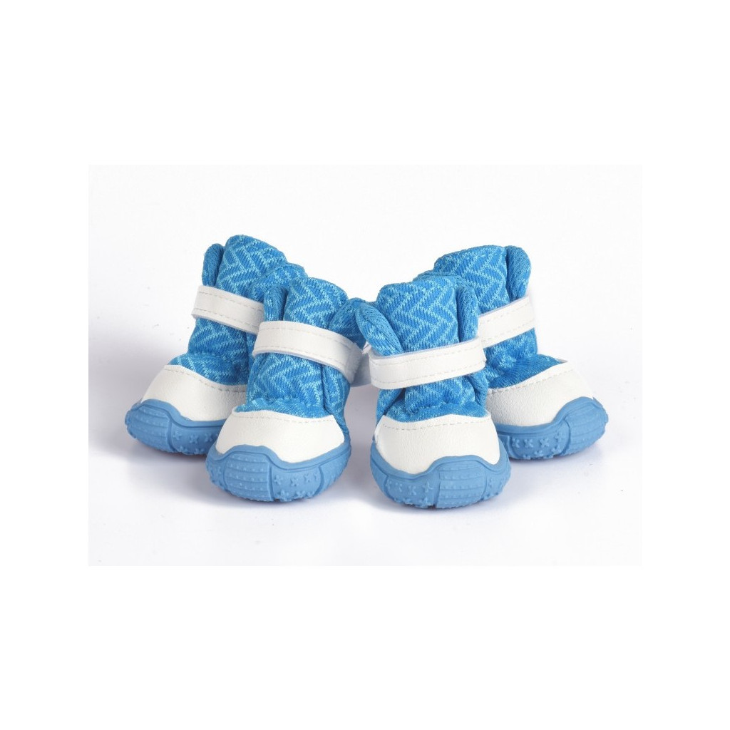 Черевики для собак Ruispet для малих порід 4 шт №5 сині (2700000033272) - зображення 3