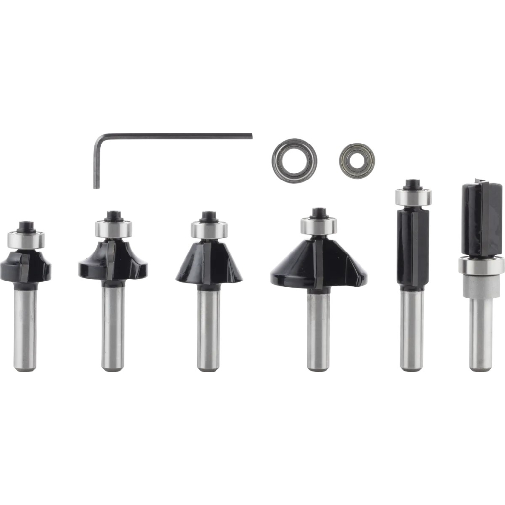 Набір фрез Bosch Professional кромкових фасонних, 8мм, 6шт (2.607.017.469) - зображення 3