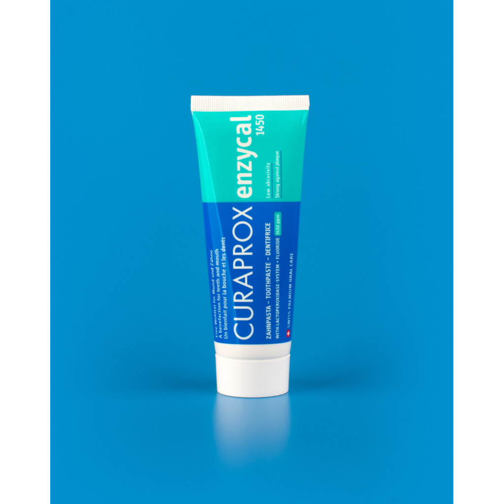 Зубна паста Curaprox Enzycal 1450 Ферментна З підвищеним вмістом фтору 75 мл (7612412070002) - зображення 3