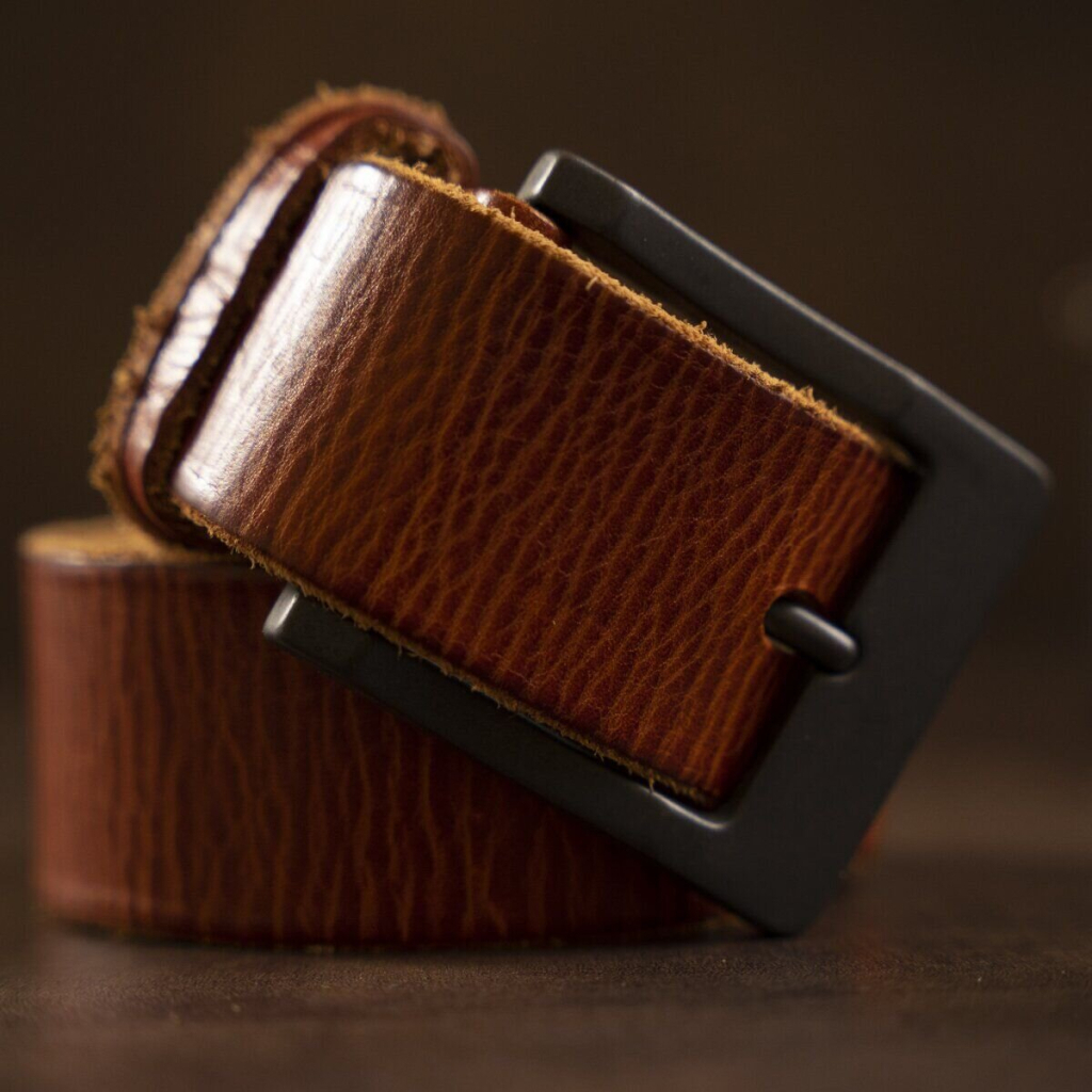 Ремінь Vintage Чоловічий Рудий (20071) - зображення 6