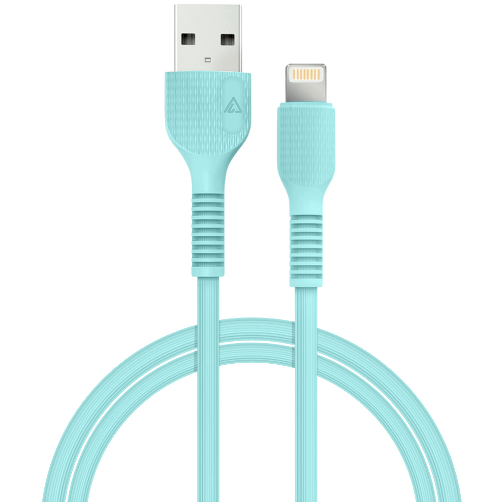 Дата кабель USB 2.0 AM to Lightning 1.2m AL-CBCOLOR-L1MT Mint ACCLAB (1283126518195) - зображення 1