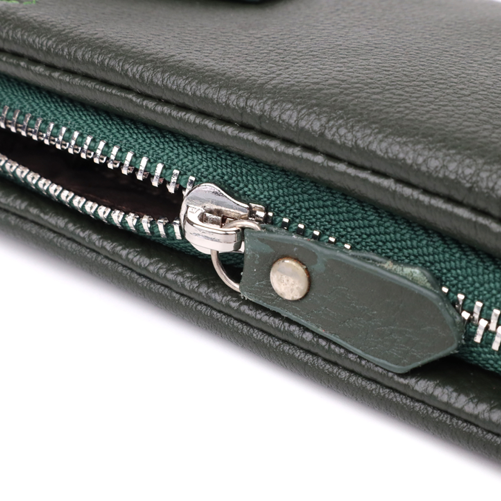 Гаманець ST Leather З відділенням під телефон Зелений (23103) - зображення 8
