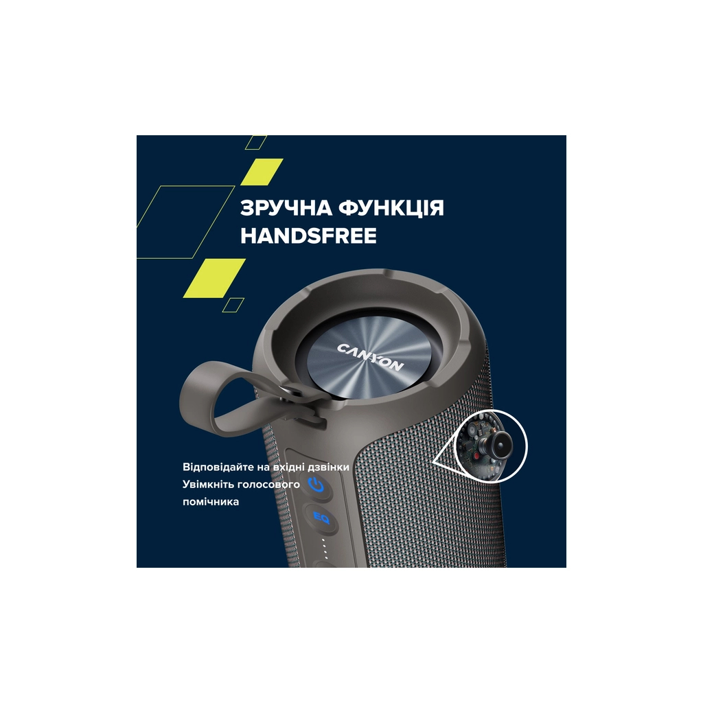 Акустична система Canyon OnMove 15 EQ TWS IPX6 Beige (CNE-CBTSP15BG) - зображення 8