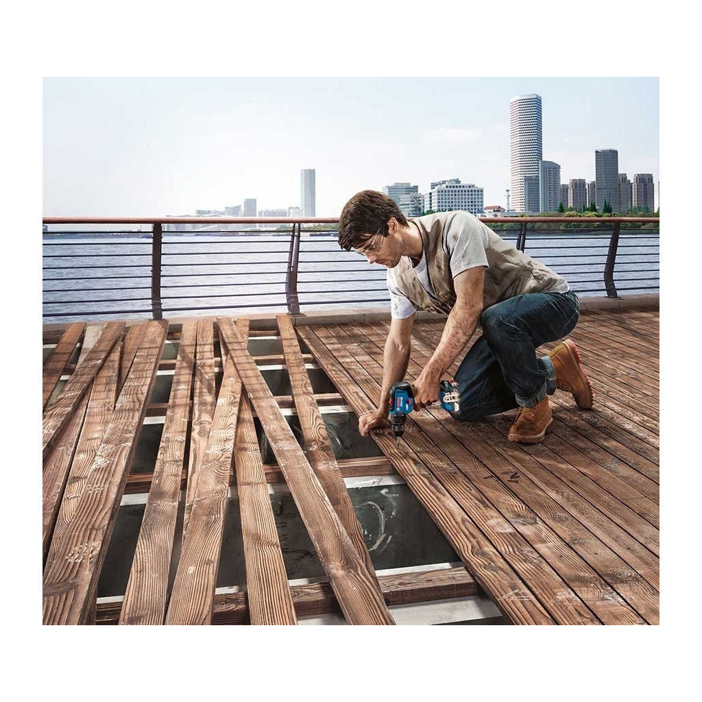 Шуруповерт Bosch Professional GSR 18V-50 (без АКБ та ЗП) (0.601.9H5.002) - зображення 2