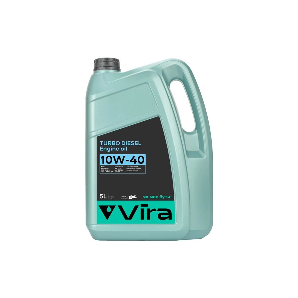 Моторна олива VIRA Turbo Diesel 10W-40 5 л (VI0301) - зображення 1