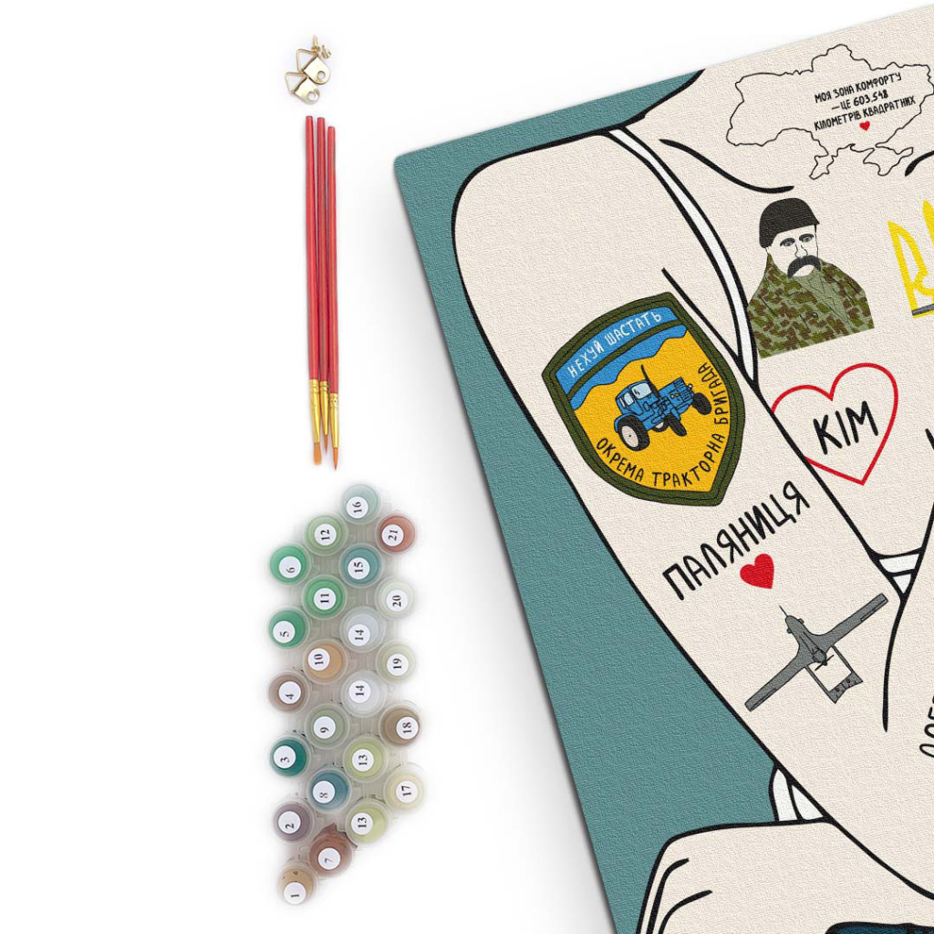 Картина по номерам Orner Україна 40х50 см (orner-1668) - зображення 3