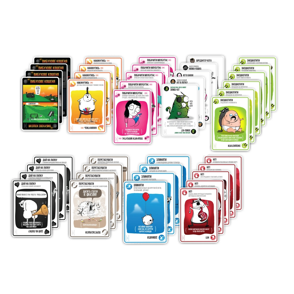 Настільна гра 18+ Rozum Вибухові кошенята 18+: Видання для дорослих (Exploding Kittens: NSFW) (укр.) (EKIEK02UA) - зображення 4