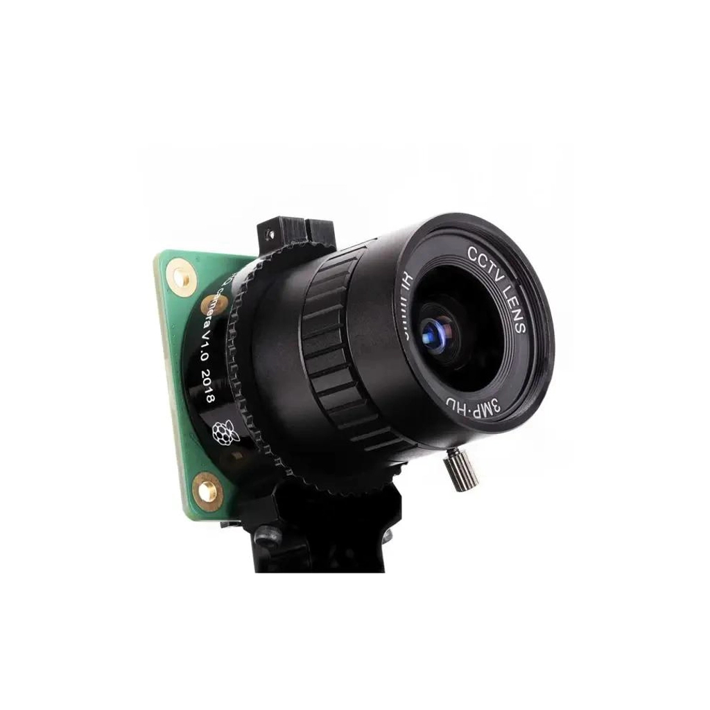 Додаткове обладнання для Мікро ПК Raspberry Pi Лінза для камери Raspberry Pi Global Shutter Camera 6мм (SC0124) - зображення 3