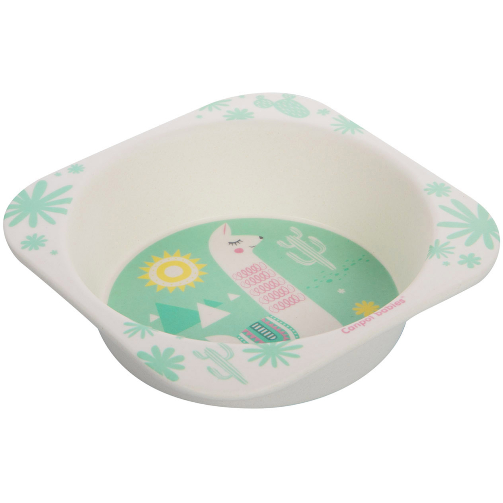 Набір дитячого посуду Canpol babies Lama бамбуковий 5 предмети (9/213) - зображення 3