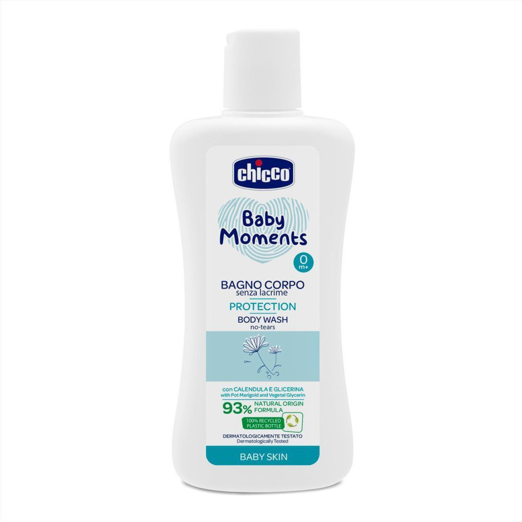 Дитячий гель для душу Chicco Baby Moments Без сліз 200 мл (10579.00) - зображення 1