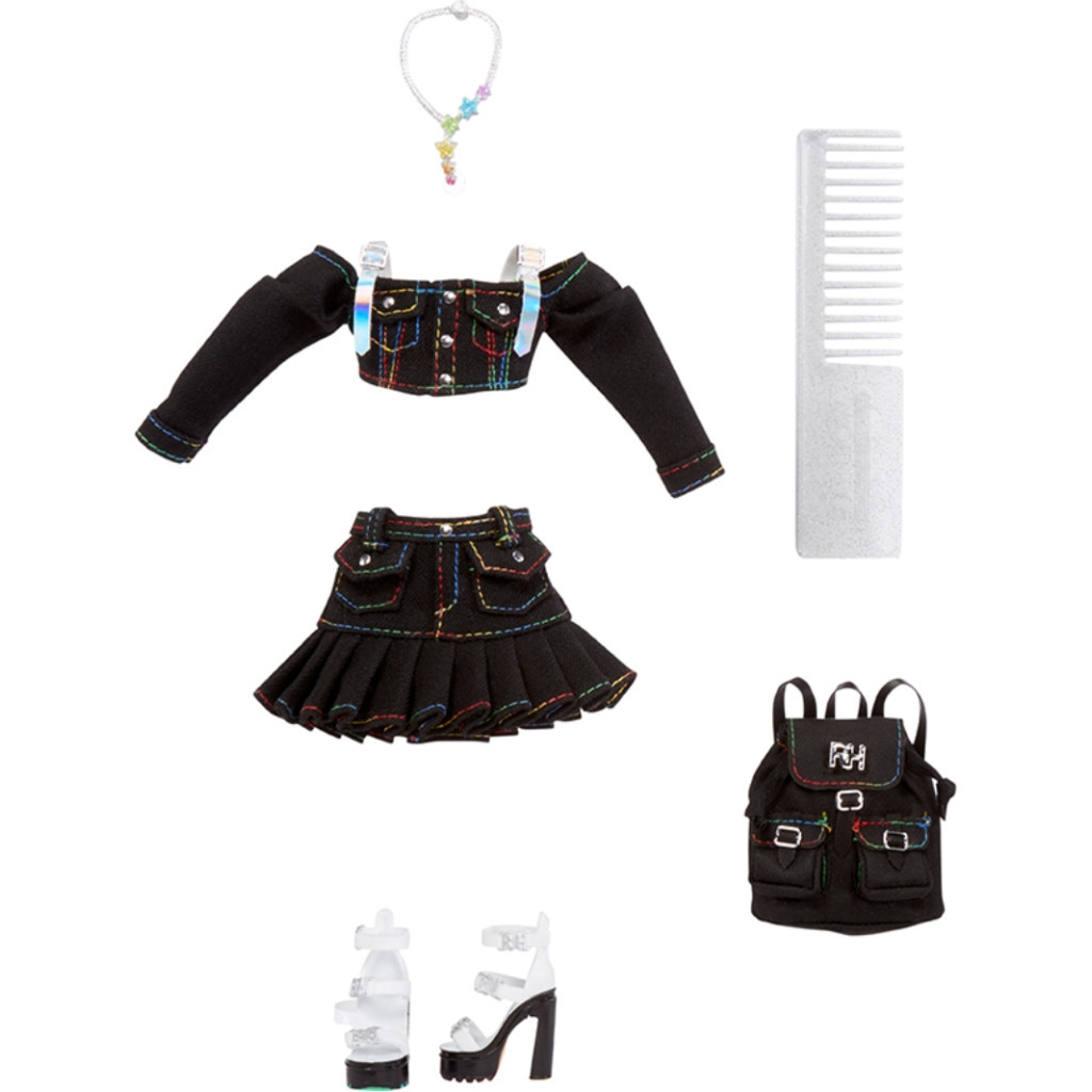 Лялька Rainbow High серії Junior High PJ Party - Ейвері Стайлз (590798) - зображення 4